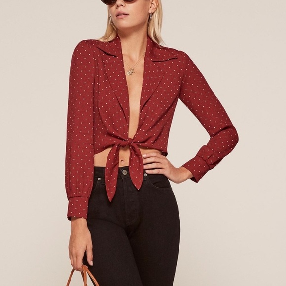 Reformation Tops - REFORMATION dottie top